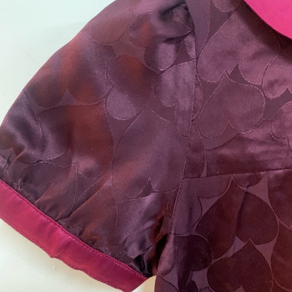 Little Marc Jacobs Heart Embroidered Silk Blouse - Picture 2 of 5